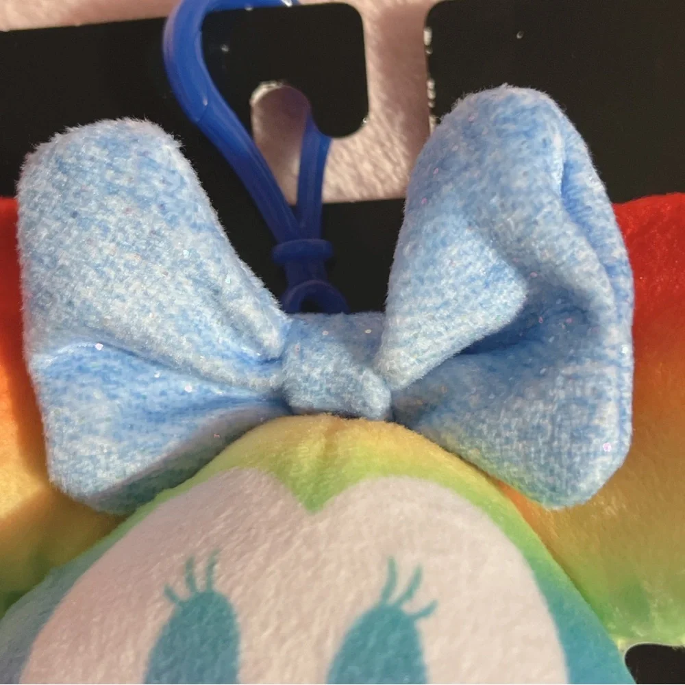 Disney Minnie Mouse Rainbow Collection Minnie Plush Clip - Picture 3 of 7